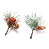Plastic Artificial Winter Christmas Simulation Pine Picks Decor DIY-P018-B01-2