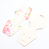 White Cardboard Necklace Display Cards DIY-WH0209-26-1