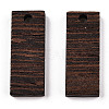 Natural Wenge Wood Pendants WOOD-T023-32-2