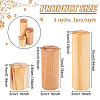 3Pcs 3 Sizes Wooden Single Ring Display Holder Sets RDIS-WH0002-13-2