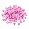 Baking Paint Opaque Glass Beads GLAA-A045-06H-1