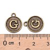 Alloy Pendant Cabochon Settings PALLOY-N156-01G-AB-2
