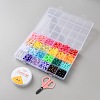 DIY Plastic Barrel Beads Bracelets Makings Kits DIY-WH0888-420-2