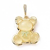 Translucent Resin Pendants KK-G406-50G-02-1