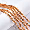 Natural Red Aventurine Beads Strands G-S366-126-4