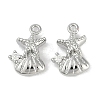 Brass Micro Pave Cubic Zirconia Charms KK-I719-39P-1