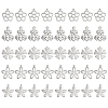 DICOSMETIC 100Pcs 5 Style 304 & 201 Stainless Steel Pendants STAS-DC0012-76-1