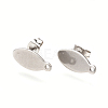 Non-Tarnish 304 Stainless Steel Stud Earring Findings X-STAS-Q223-03-1