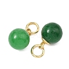 Dyed Natural Myanmar Jade Pendants PALLOY-JF05592-2