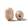 Two Tone Opaque Acrylic Beads OACR-P013-04-3