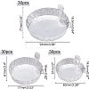 90Pcs 3 Style Aluminum Foil Weighing Dish AJEW-OC0002-56-2