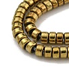 Electroplated Synthetic Non-magnetic Hematite Beads Strands G-K361-A04-01-3