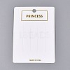Cardboard Paper Jewelry Display Cards for Hair Clip Storage CDIS-N004-10-1
