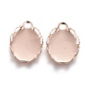 304 Stainless Steel Cabochon Settings STAS-P249-13B-RG-1