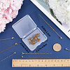 16Pcs 8 Style 304 Stainless Steel Cable Chain Extender STAS-CN0001-61-3