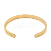 Boy Girl Stainless Steel Open Cuff Bangles for Women BJEW-G708-01C-G-3