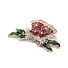 Christmas Alloy Rhinestone Cabochons FIND-U016-03G-02-2