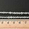 Natural Quartz Crystal Round Beads Strands G-J303-01-4mm-6