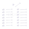 1000Pcs 2 Style Eco-Friendly Plastic Stud Earring Findings KY-YW0001-11-2