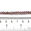 Electroplate Transparent Glass Beads Strands LS-EGLA-A035-T4mm-L13-4