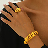 Vintage Luxurious Zinc Alloy Middle Eastern Style Jewelry Set for Women YU2204-2