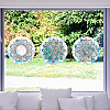 3Pcs 3 Style Waterproof PVC Electrostatic Wall Stickers Brick Pattern Stickers DIY-GF0003-70-5
