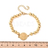 304 Stainless Steel Link Bracelets BJEW-B163-02G-5