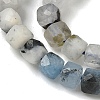 Natural Aquamarine Beads Strands G-B088-E10-04-8