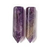 Natural Amethyst Pointed Pendants G-D460-01O-2