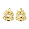 Rack Plating Brass Pendants KK-K386-01K-G-1