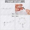 160Pcs 4 Styles Tibetan Style Zinc Alloy Tube Bails TIBE-SP0001-05-6