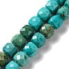 Natural Howlite Beads Strands G-G001-B03-07-1