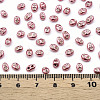 Dyed Opaque Colours Glass Seed Beads SEED-N004-007-04-4