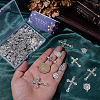 80Pcs 8 Styles Alloy Tibetan Style Pendants & Chandelier Component Links Kits FIND-SC0022-99-3
