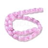 Macaron Color Natural Selenite Beads Strands X1-G-B102-A01-05-2