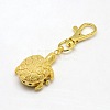 Personalized Keyring Accessories Alloy 3D Tortoise Watch for Keychain WACH-M041-01G-1