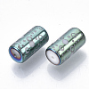 Electroplate Glass Beads EGLA-N003-06C-2
