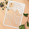 2Pcs 2 Styles PET Hollow Out Drawing Painting Stencils Sets DIY-WH0383-0096-3