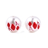 Halloween Opaque ABS Plastic Imitation Pearl Enamel Beads KY-G020-01L-2