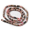 Natural Argentina Rhodonite Beads Strands X-G-C052-10-3