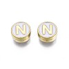 Alloy Enamel Beads X-ENAM-N052-006-01N-RS-2