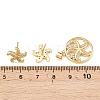 Brass Micro Pave Cubic Zirconia Pendant & Stud Earrings Sets for Women SJEW-F227-01A-G-3