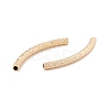 Brass Curved Tube Beads KK-A162-01G-01-1