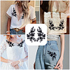 Polyester Paillette Embroidered Cloth Sew on Patches PATC-WH20008-04A-4