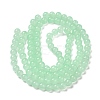 Baking Paint Imitation Jade Glass Round Bead Strands DGLA-Q021-8mm-22-4