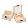 2Pcs Wooden Storage Boxes WOCR-DC0001-01B-1