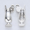 Tibetan Style Alloy Pendants TIBE-R316-103AS-RS-2