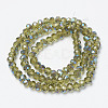 Electroplate Glass Beads Strands EGLA-A034-T1mm-I19-2
