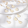 10Pcs Alloy Pendants FIND-LP0003-36Y-1