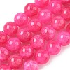 Dyed Natural Malaysia Jade Beads Strands G-G021-02C-24-1
